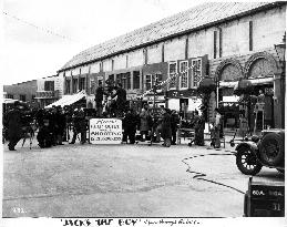 JACK'S THE BOY (BR1932) directed by Walter Forde FILMING AT