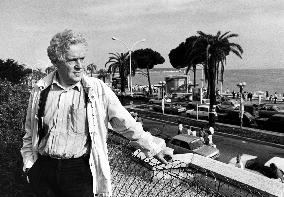 ERLAND JOSEPHSON AT THE 1986 CANNES FILM FESTIVAL