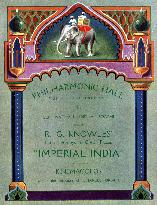 PROGRAMME FOR KINEMACOLOR FILM IMPERIAL INDIA