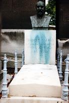 THE GRAVE OF THE PIONEER FRENCH FILM-MAKER GEORGES MELIES IN