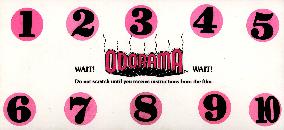 ODORAMA SCRATCH 'N' SNIFF CARD FOR POLYESTER (US1981)