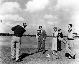 REACH FOR THE SKY (BR1956) KENNETH MORE, CENTRE  GOLF