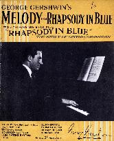 RHAPSODY IN BLUE MUSIC SHEET FROM THE RONALD GRANT ARCHIVE