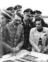 LENI RIEFENSTAHL WITH ADOLF HITLER AT NUREMBURG, 1934 from L
