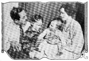 JASON ROBARDS SENIOR WITH HIS WIFE AND TWO SONS JASON JUNIOR