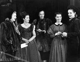 MARGARET LOCKWOOD (SECOND RIGHT) AND PATRICIA ROC (4TH RIGHT