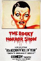 THE ROCKY HORROR SHOW  Theatre Flyer for Comedy Theatre, Pan