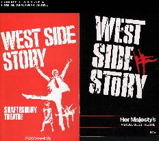 WEST SIDE STORY SHAFTESBURY THEATRE, 1975 HER MAJESTY'S THEA
