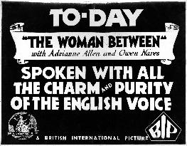 THE WOMAN BETWEEN (BR1931) EARLY TALKIE