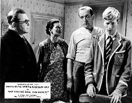 THE YOUNG AND THE GUILTY (BR1958) L-R, EDWARD CHAPMAN, HILDA