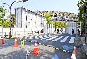 Security tightens around National Stadium ahead of Olympics