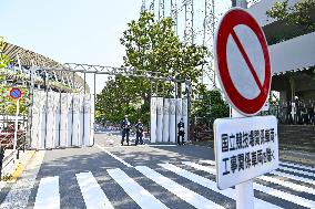 Security tightens around National Stadium ahead of Olympics