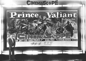 CINEMASCOPE BEING PROMINENTLY ADVERTISED IN THIS BILLBOARD F