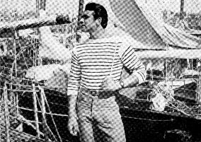 Early in his career film star SEAN CONNERY modelled clothing