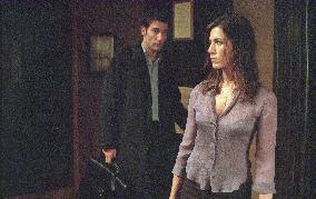 A scene from DERAILED, starring Clive Owen, Jennifer Aniston