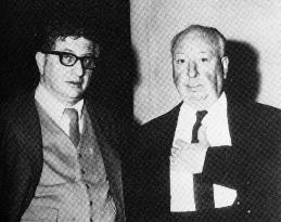 Composer BERNARD HERRMAN and Director ALFRED HITCHCOCK in th