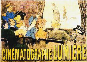 CINEMATOGRAPHE LUMIERE  POSTER ADVERTISING THE PERFORMANCES