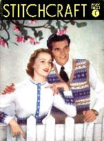 ROGER MOORE MODELLING KNITWEAR