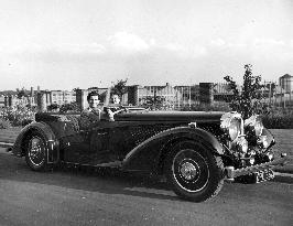 MICHAEL RENNIE IN HIS ALVIS