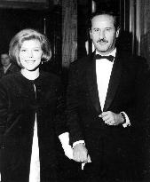 American actor ELI WALLACH and his wife, actress ANNE JACKSO