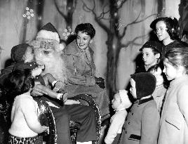 JANETTE SCOTT IN SANTA'S GROTTO