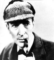 British actor ARTHUR WONTNER who played Sherlock Holmes in s