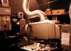 PROJECTION ROOM OF THE RITZY CINEMA, BRIXTON, LONDON