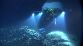 A scene from ALIENS OF THE DEEP, a new large screen 3-D docu