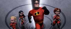 THE INCREDIBLES  Pictured left to right:  Dash, Violet, Mr.