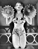 CONCHITA MONTENEGRO in a futuristic costume