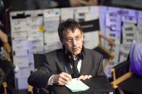 Director Sam Raimi during production of SPIDER-MAN 3.  SPIDE