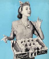 ICE CREAM SALES / USHERETTES c 1954   ICE CREAM SALES / USHE