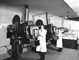 ODEON CINEMA, ELEPHANT AND CASTLE, LONDON - Projection room