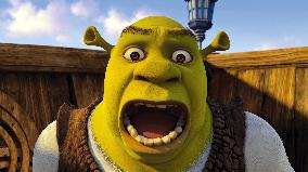 Shrek (MIKE MYERS) is unduly alarmed in DreamWorks? SHREK TH