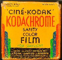 BOX FOR 16mm KODACHROME COLOUR MOVIE FILM made in Britain. T