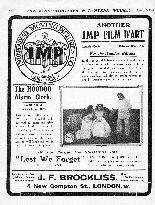 ADVERT FOR IMP FILMS FROM KINEMATOGRAPH &amp; LANTERN WEEKLY DEC