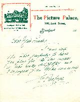 LETTER TO THE PIANIST OF THE PICTURE PALACE SOUTHPORT