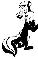 WARNER BROTHERS ANIMATED  PEPE LE PEW is a cartoon character