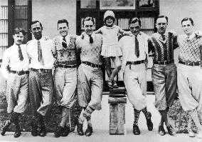 WALT DISNEY and his animators in either late 1926 or early 1