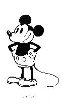 MICKEY MOUSE Animated character and icon of the Walt Disney