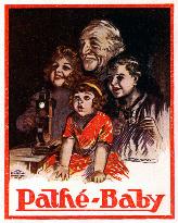 PATHE BABY advertisement,1929, for the home movie projctor a