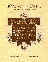 KINEMACOLOR AT THE SCALA THEATRE, CHARLOTTE STREET, LONDON