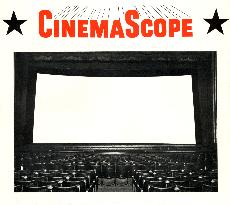 A  'Miracle Mirror' CinemaScope screen specially installed i