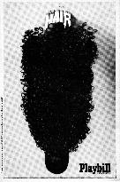 HAIR!  THEATRE PPROGRAMME - SHAFTESBURY THEATRE, SHAFTESBURY