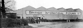 BRITISH INTERNATIONAL PICTURES at Elstree       photo late 1