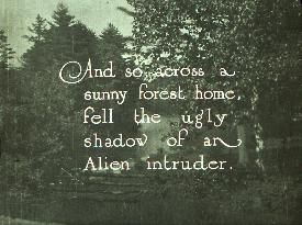 SILENT FILM INTERTITLE from an unidentified film which has a
