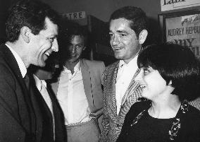 Director AGNES VARDA with husband and Director JACQUES DEMY