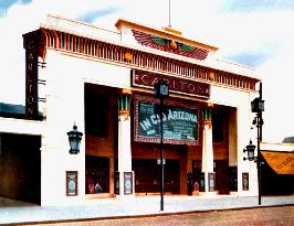 CARLTON CINEMA, UPTON PARK, LONDON  showing 'In Old Arizona'