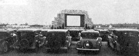 Reported to be the world's first DRIVE-IN cinema at Camden N