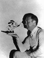 WALTER LANTZ WITH OSWALD THE LUCKY RABBIT